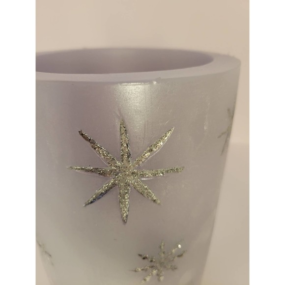 NIB PartyLite Wax Luminary L2012 Silver Stars NO TEALIGHT - Picture 9 of 10